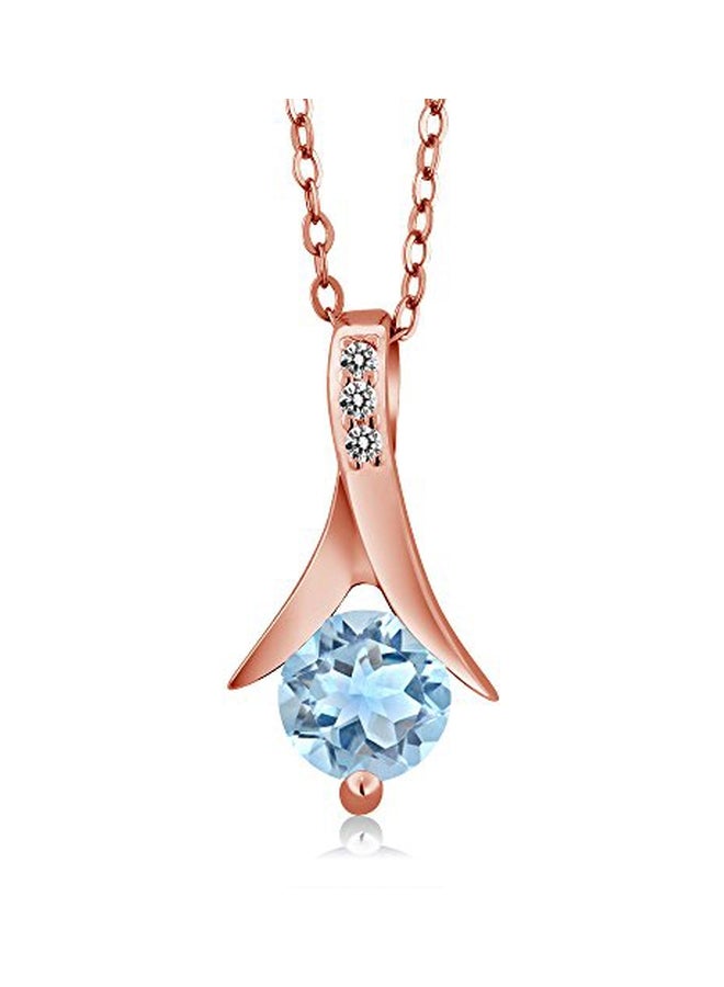 GEM STONE KING Rose Gold Plated Jewellery Set  - Image 2
