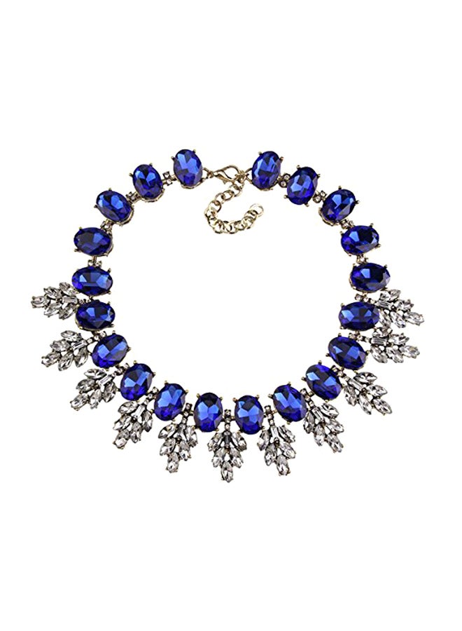 Jewelryheart - Alloy Rhinestone Studded Choker Necklace - Image 1