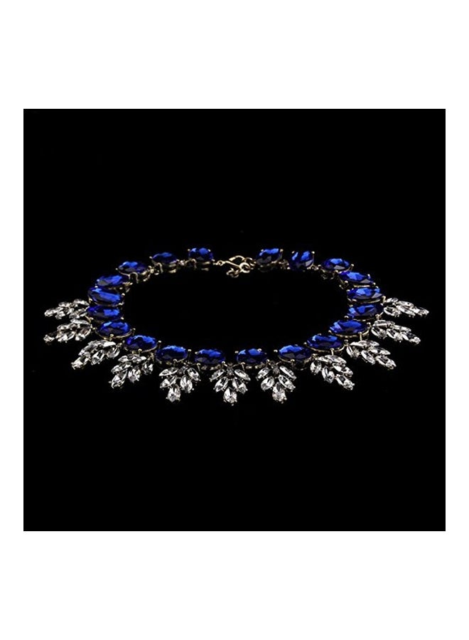 Jewelryheart - Alloy Rhinestone Studded Choker Necklace - Image 1