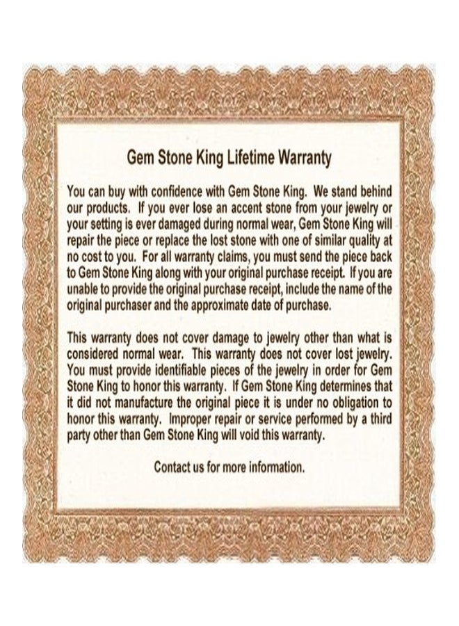 GEM STONE KING 925 Sterling Silver Topaz Studded Pendant Necklace And Earrings Set - Image 4