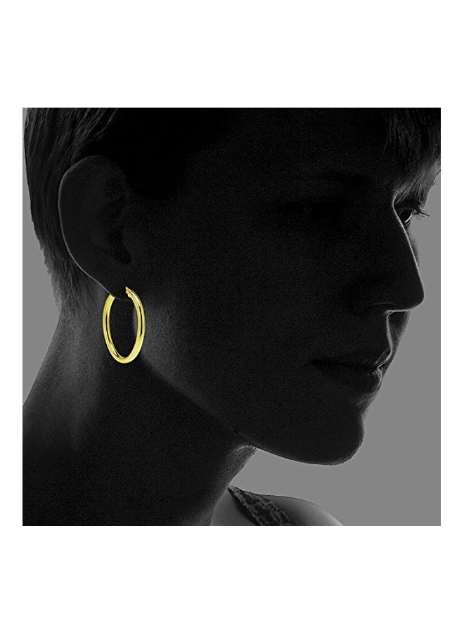 Hoops & Loops Sterling Silver Hoop Earrings - Image 3