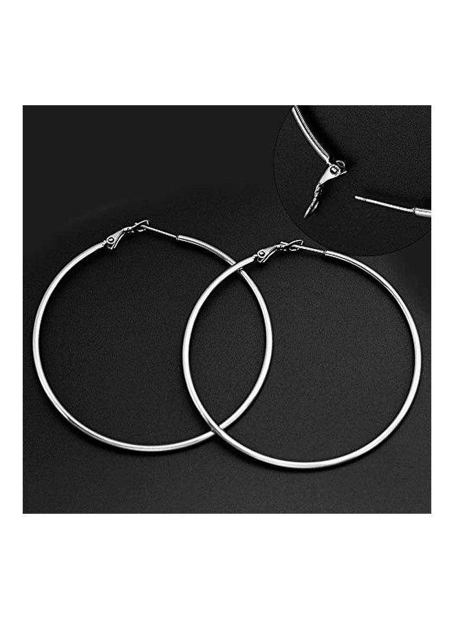 Liffly Set Of 4 Stainless Steel Hoop Earrings - Image 5