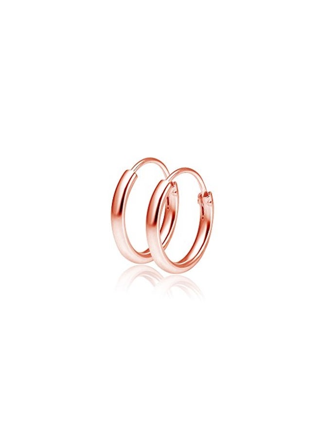 Big Apple Hoops Sterling Silver Hoops  - Image 2