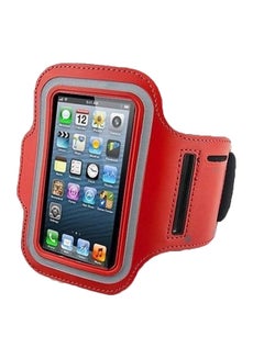Armband Case With Key Holder For Apple iPhone 5/5s Red