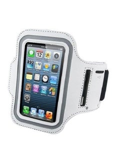 Armband Case Cover With Key Holder For Apple iPhone 5/5s/ iPod Touch 5th/6th Generation White