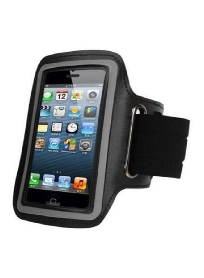 Generic Armband Case Cover With Key Holder For Apple iPhone 5/5S/ iPod Touch 5th/6th Generation Black  - Image 1