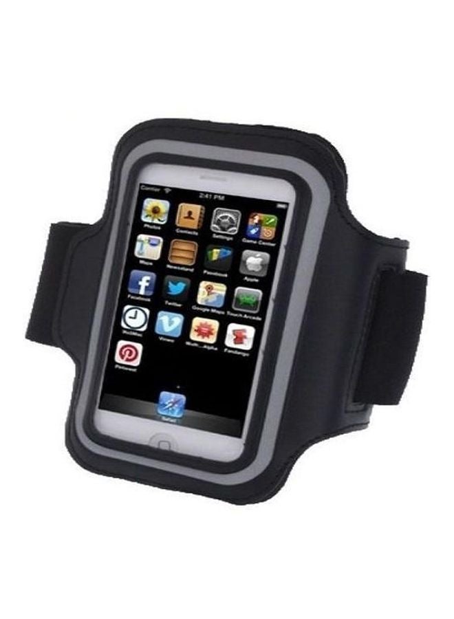 Generic Armband Case Cover With Key Holder For Apple iPhone 5/5S/ iPod Touch 5th/6th Generation Black  - Image 2