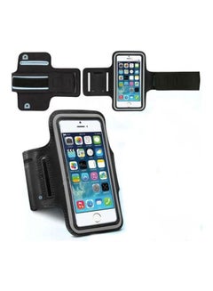 Generic Armband Case Cover With Key Holder For Apple iPhone 5/5S/ iPod Touch 5th/6th Generation Black  - Image 3