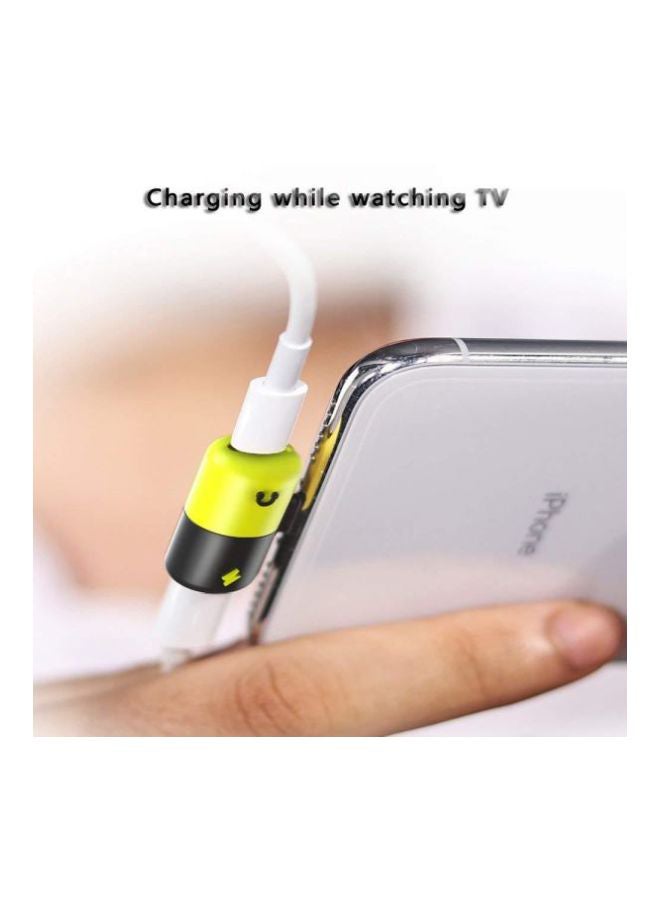 Audio Splitter Cable For Apple Devices Yellow/Black - Image 3