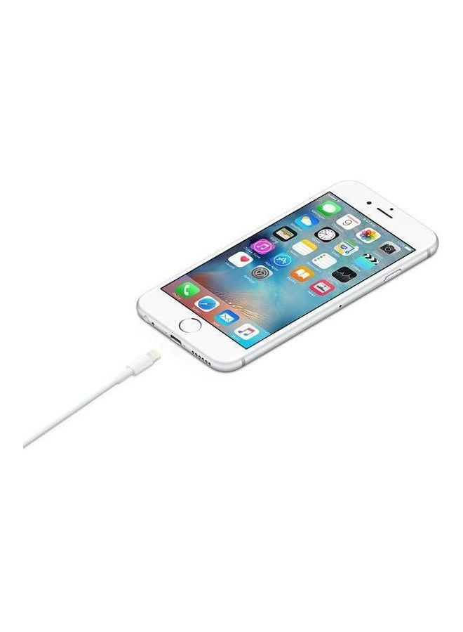 USB Charging Cable For Apple Devices White - Image 4