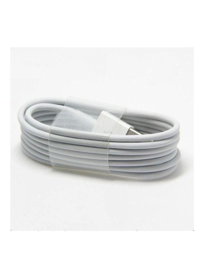 USB Charging Cable For Apple Devices White - Image 4