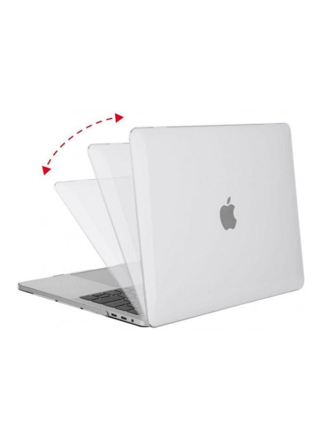 Protective Case Cover With Keyboard Skin For Apple MacBook Pro With And Without Touch Bar 13-Inch (2017, 2016) A1706/A1708 Clear - Image 5