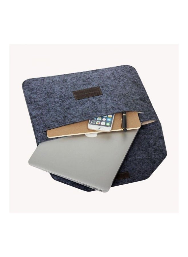 Pouch Cover For Apple MacBook Retina 12-Inch Grey  - Image 3