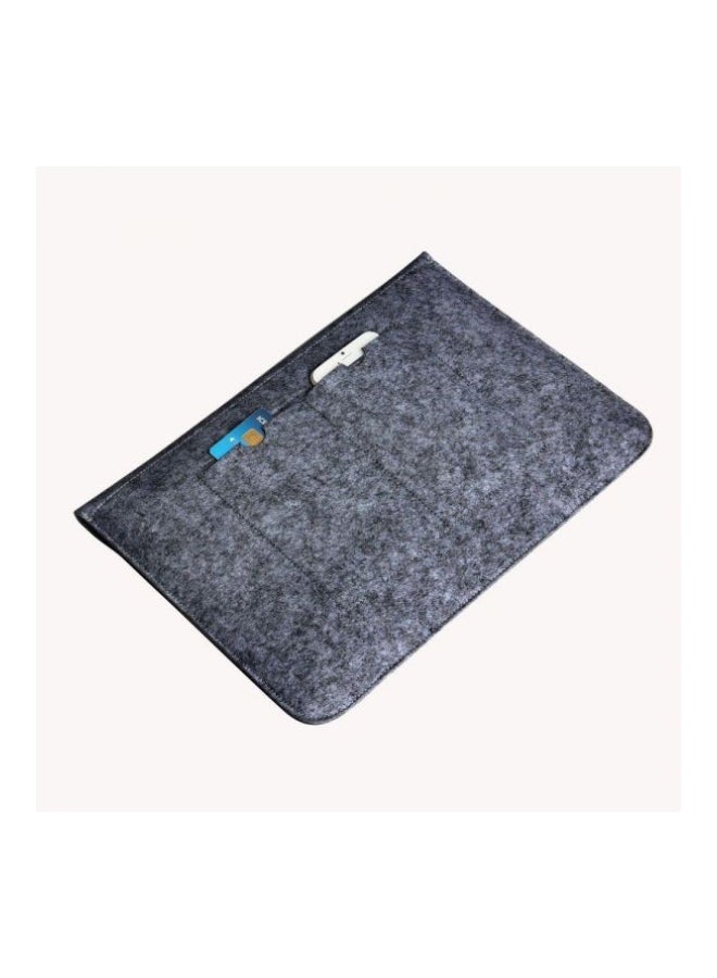 Pouch Cover For Apple MacBook Retina 12-Inch Grey  - Image 4