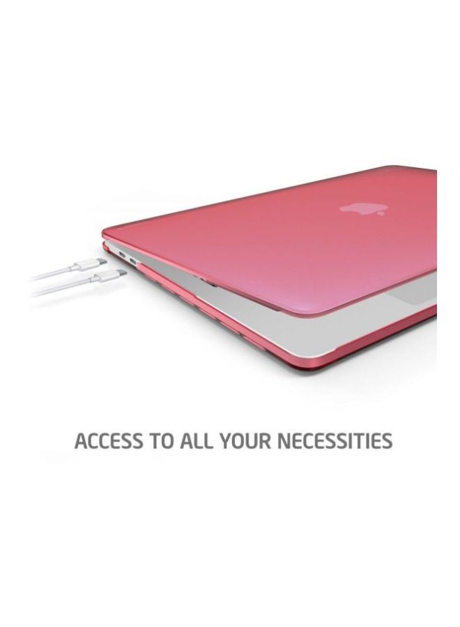 Generic Protective Case Cover For Apple MacBook Pro 13-Inch Frost Pink  - Image 2