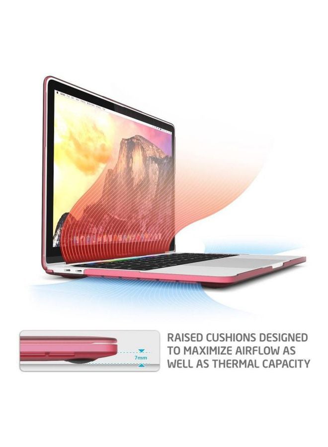 Generic Protective Case Cover For Apple MacBook Pro 13-Inch Frost Pink  - Image 3