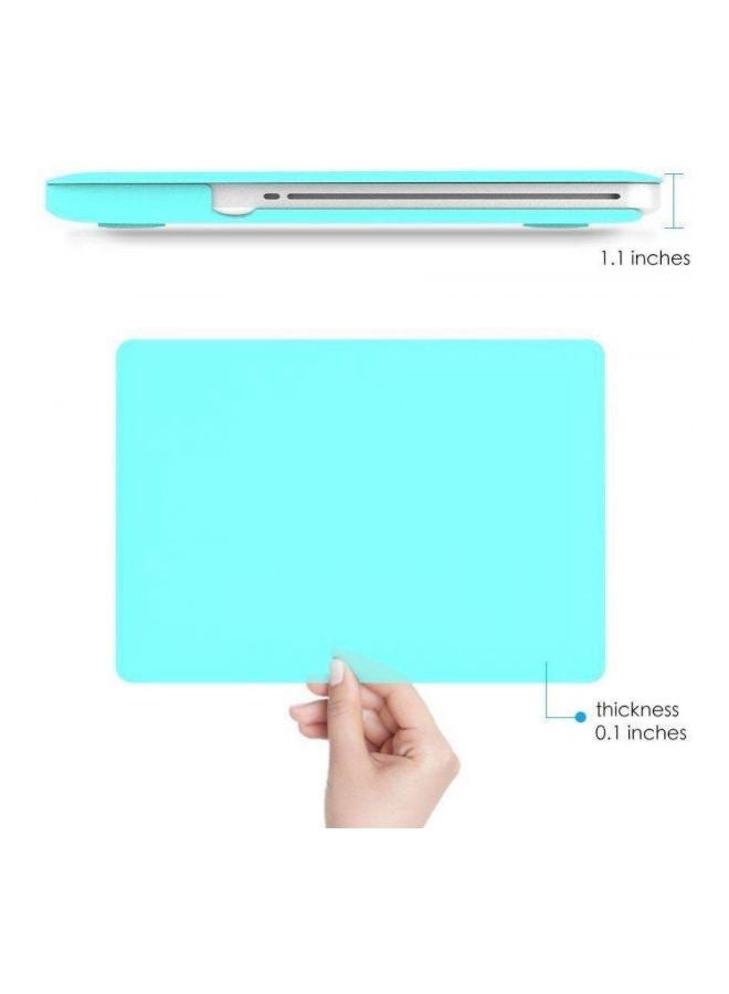 Protective Case Cover With Keyboard Skin For Apple MacBook Retina 13-Inch Blue