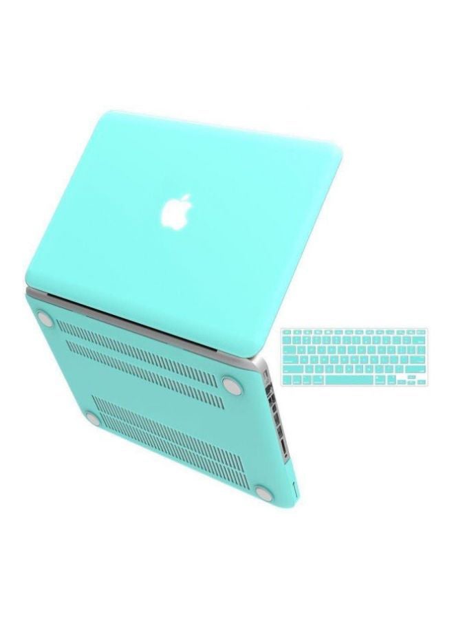 Protective Case Cover With Keyboard Skin For Apple MacBook Retina 13-Inch Blue
