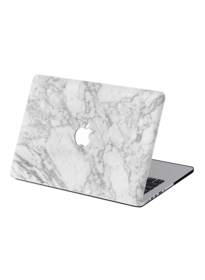 Protective Case Cover For Apple MacBook Air 13-Inch White/Black  - Image 1