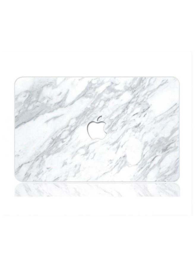 Protective Case Cover For Apple MacBook Air 13-Inch White/Black  - Image 2