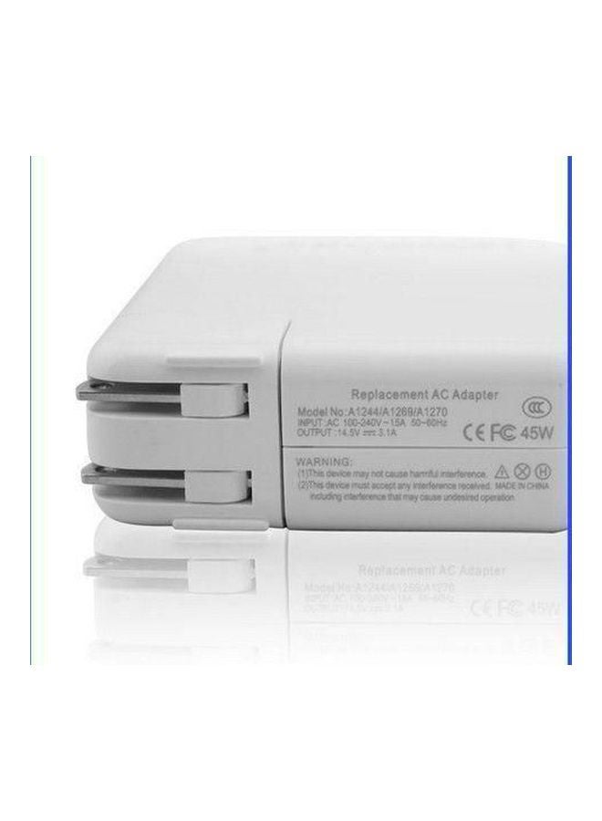 Generic - Battery Charger For Apple MacBook White - Image 1