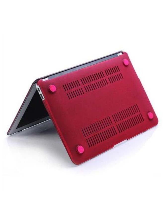 Generic - Protective Case Cover With Keyboard Case For Apple MacBook Air 11-Inch Wine Red - Image 1