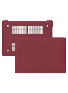 Generic Protective Case Cover With Keyboard Skin For Apple MacBook Pro 13-Inch Wine Red  - Image 2