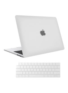 Protective Case Cover With Keyboard Skin For Apple MacBook Pro 13-Inch Clear