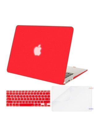 Protective Case With Keyboard Skin And Screen Protector For Apple MacBook Air 13-Inch Red - v1553291312/N22469997A_1