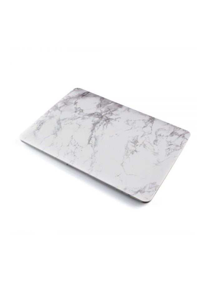Protective Case Cover With Keyboard Skin For Apple MacBook Air 13-Inch A1369/A1466 White Marble  - Image 3