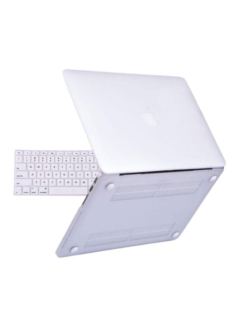 Hard Case Shell Cover With Keyboard Cover For Apple MacBook Pro 13-Inch Clear