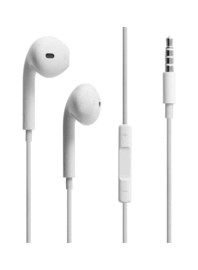 In-Ear Earphones With Mic And Remote White - Image 1