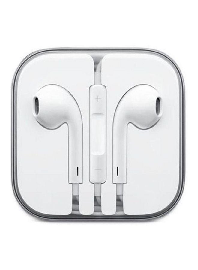 In-Ear Earphones With Mic And Remote White - Image 2