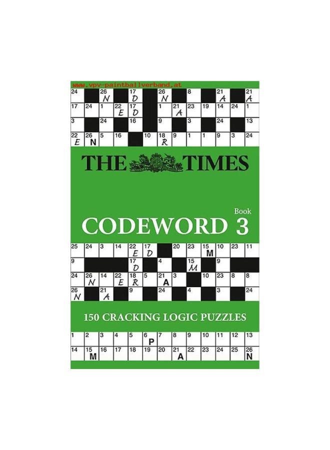 null - The Times Codeword 3 : 150 Cracking Logic Puzzles paperback english - 21-Jul-11 - Image 1