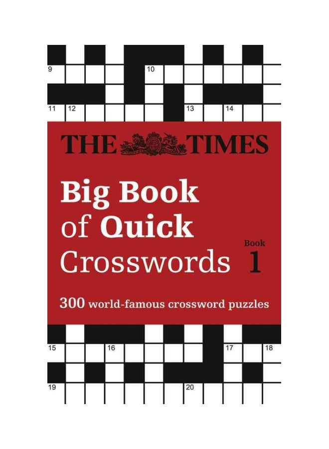 The Times Big Book Of Quick Crosswords Book 1: 300 World-Famous Crossword Puzzles Paperback English by The Times Mind Games - 42736 
