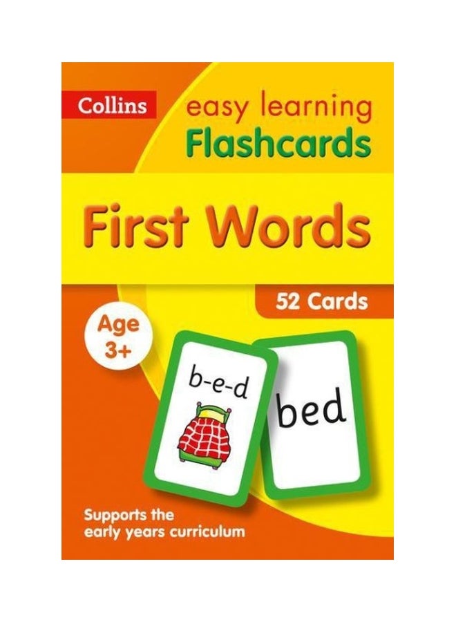 First Words Flashcards 4 Cards English by Collins UK - 42887