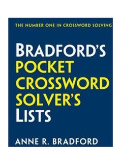 Bradford's Pocket Crossword Solver's Lists : The Number One In Crossword Solving paperback english - 1-Jul-17