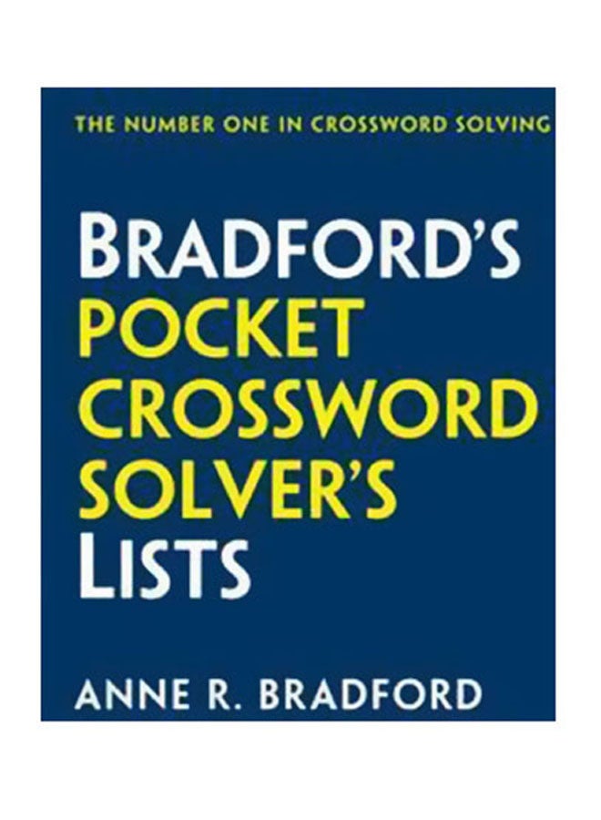 null - Bradford's Pocket Crossword Solver's Lists : The Number One In Crossword Solving paperback english - 1-Jul-17 - Image 1