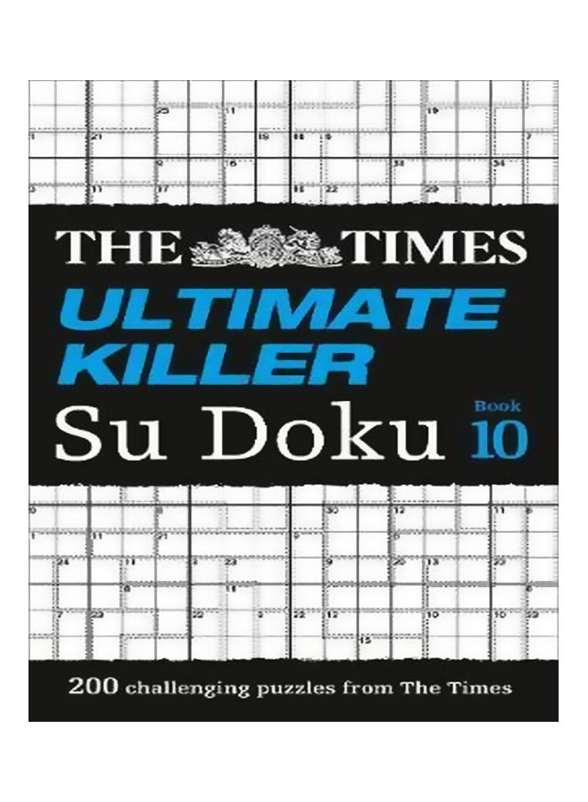 كتاب ألغاز السودوكو فائقة الصعوبة من ذا تايمز رقم 10 غلاف ورقي الإنجليزية - 43221 - v1553305329/N22523489A_1