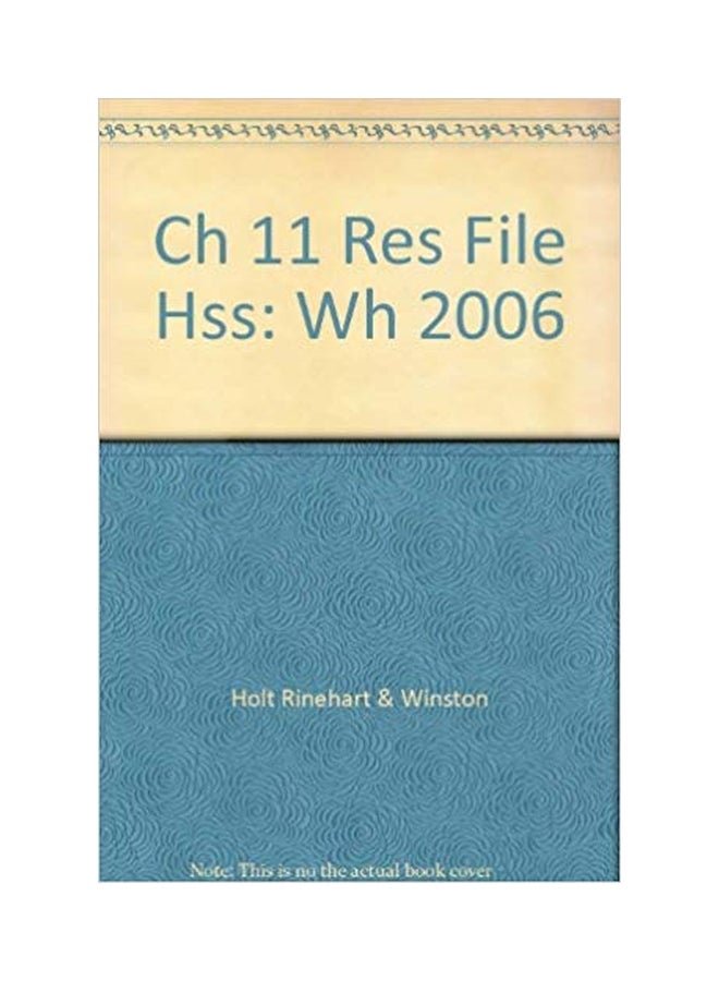 Ch 11 Res File Hss: Wh 2006 paperback english - 38718