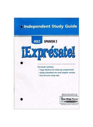 Independent Study Guide Level 2 paperback - v1553305497/N22524935A_1