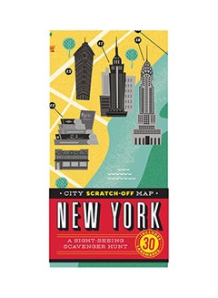 City Scratchoff Map New York Notepad
