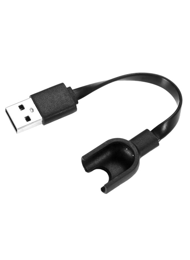 كابل الشحن السريع لساعة شاومي باند 3 أسود - Image 1