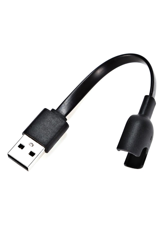 كابل الشحن السريع لساعة شاومي باند 3 أسود - Image 3