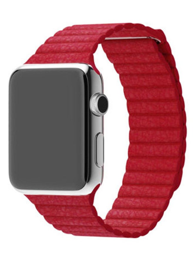Replacement Watch Strap For Apple Watches Red - Image 1