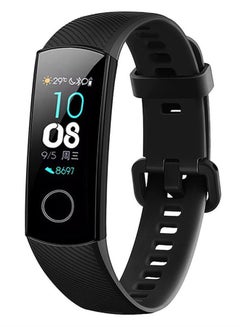 Generic Silicone Bracelet Strap For Huawei Honor 4 Black 