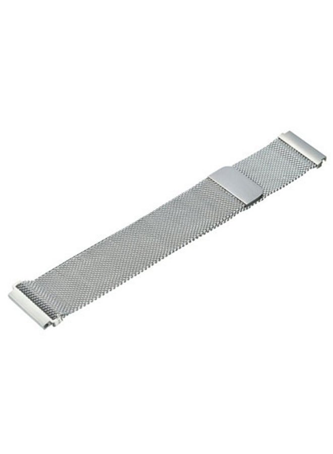 Magnetic Suction Loop Watch Band For Huawei Talkband B5 Silver  - Image 2