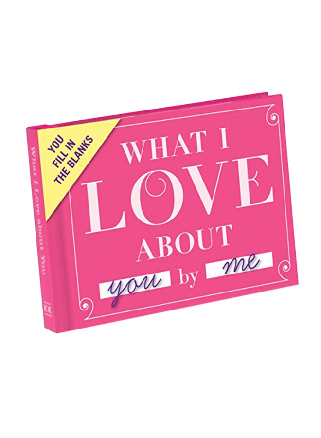 Generic Knock Knock What I Love About You Fill In The Love Journal Notepad 
