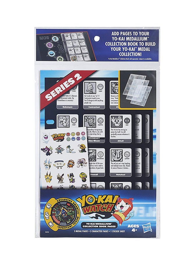 HASBRO - YOKAI WATCH - Yo Kai Watch - Season 2 Medallium Collection Book Pages - Image 1