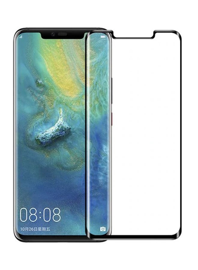 BESTSUIT - Tempered Glass Screen Protector For Huawei Mate 20 Pro Clear/Black - Image 1